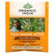 Organic India, Tulsi Immune Active, аюрведические специи, без кофеина, 18 пакетов для инфузий, 1,27 унции (36 г) фото