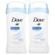 Solid deodorant, leaving no marks, &ldquo;Original purity&rdquo;, Dove, 2 pcs. of 74 g