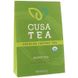 Органічний продукт, Зелений чай, Cusa Tea, 10 окремих порцій, 0,04 унц (1,2 г) в кожному фото