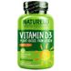Вітамін Д3, на рослинній основі, Vitamin D3, Plant Based, NATURELO, 5000 МО / 125 мкг, 180 капсул фото