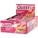 Протеїнові батончики Quest, біла шоколадна малина, Quest Nutrition, 12 батончиків, 2,12 унції (60 г) кожен фото