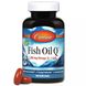 Омега-3 и коэнзим Q10 Carlson Labs (Fish Oil Q) 1200 мг 60 гелевих капсул фото
