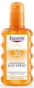Спрей солнцезащитный SPF 30, Sunscreen Spray SPF 30, Eucerin, 200 мл купить в Киеве и Украине