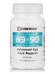 60 - 90 Покращена підтримка догляду за очима, 60 to 90 Advanced Eye Care Support, Kirkman labs, 60 м'яких гелевих капсул