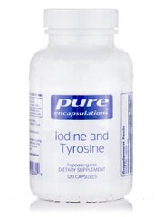Йод и тирозин Pure Encapsulations (Iodine and Tyrosine) 120 капсул купить в Киеве и Украине