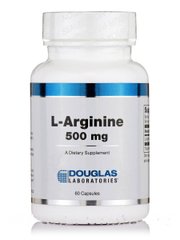 Аргинин Douglas Laboratories (L-Arginine) 500 мг 60 капсул купить в Киеве и Украине