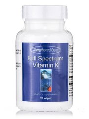 Полный спектр витамина К, Full Spectrum Vitamin K, Allergy Research Group, 90 капсул купить в Киеве и Украине