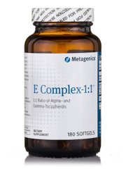 Вітамін Е комплекс 1:1 Metagenics (E-Complex 1:1) 180 м'яких капсул