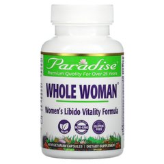Whole-Woman, Чуттєвий вогонь, формула для лібідо, Paradise Herbs, 60 вегетаріанських капсул