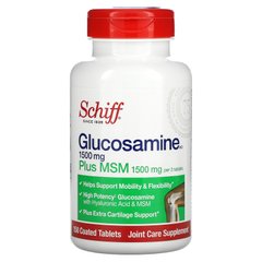 Глюкозамін з MSM, Schiff, 150 таблеток в оболонці