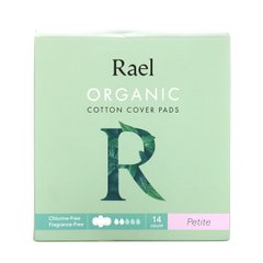 Rael, Покриття з органічної бавовни, Petite, 14 прокладок