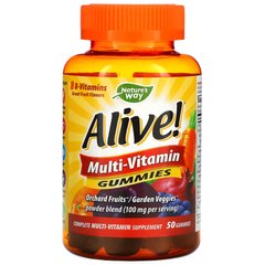 Мультивітаміни Nature's Way (Multi-Vitamin Gummies Alive! Фрукти) 50 шт.