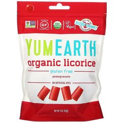 Жевательные конфеты YumEarth (Pomegranate Licorice) 142 г купить в Киеве и Украине