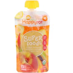 Детское пюре из бананов персиков манго Happy Family Organics (Inc. Happy Baby Happytot) 120 г купить в Киеве и Украине
