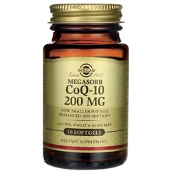 Коэнзим Q10 Solgar (CoQ10) 200 мг 30 капсул купить в Киеве и Украине