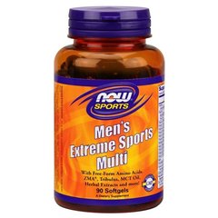 Мультивітаміни для чоловіків Now Foods (Men's Extreme Multi Sports) 90 капсул