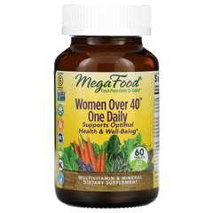 Мультивітаміни для жінок MegaFood (Women Over 40 One Daily) 60 таблеток