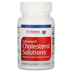 Продвинутые растворы холестерина, Advanced Cholesterol Solutions, Dr. Sinatra, 30 капсул купить в Киеве и Украине