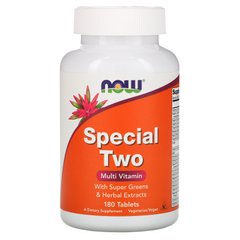 Мультивітаміни Now Foods (Special Two) 180 таблеток