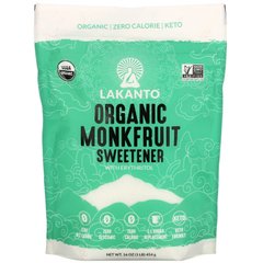 Органический фруктовый подсластитель, Organic Monkfruit Sweetener, Lakanto, 454 г купить в Киеве и Украине