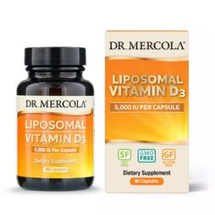 Витамин Д3 липосомальный Dr. Mercola (Liposomal Vitamin D3) 5000 МЕ 90 капсул купить в Киеве и Украине