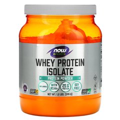 Ізолят сироваткового протеїну без добавок Now Foods (Whey Protein Isolate) 544 г
