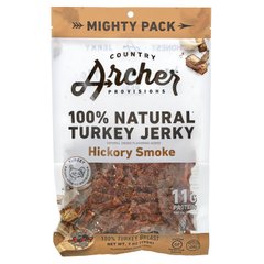 Туреччина Jerky, Hickory Smoke, Country Archer Jerky, 7 унцій (198 г)