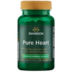 Вітаміни для серця Swanson (Pure Heart) 60 капсул