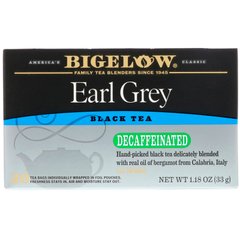 Чорний чай Ерл Грей без опадів Bigelow (Earl Grey) 20 пакетів 33 г