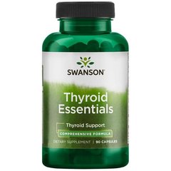 Основы щитовидной железы, Thyroid Essentials, Swanson, 90 капсул купить в Киеве и Украине