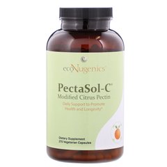 PectaSol-C, Модифікований Цитрусовий Пектин, Econugenics, 270 овочевих капсул