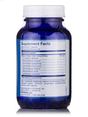Пробіотики Klaire Labs (Ther-Biotic Factor-6) 60 вегетаріанських таблеток