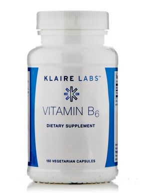 Витамин B6 Klaire Labs (Vitamin B6) 150 вегетарианских капсул купить в Киеве и Украине