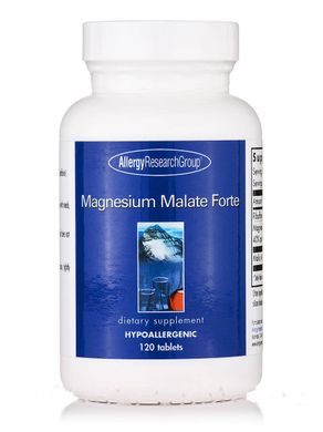Магний Малат Форте, Magnesium Malate Forte, Allergy Research Group, 120 таблеток купить в Киеве и Украине