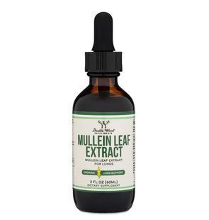 Double Wood Mullein Leaf Drops for Respiratory Health 60ml