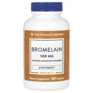 The Vitamin Shoppe, Bromelain, 500 mg, 100 Capsules купить в Киеве и Украине
