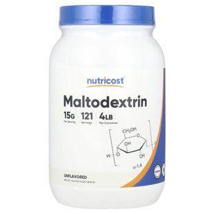 Nutricost, Maltodextrin, Unflavored, 64.8 oz (1,815 g) купить в Киеве и Украине