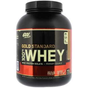 Сывороточный протеин изолят Optimum Nutrition (100% Whey Gold Standard) 2270 г со вкусом шоколадного мусса купить в Киеве и Украине