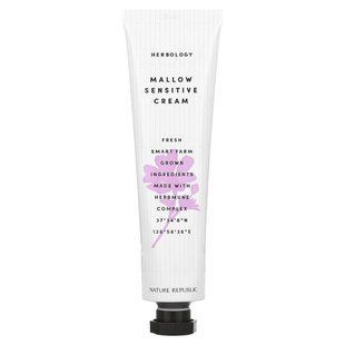 Nature Republic, Herbology, Mallow Sensitive Cream, 2.36 fl oz (70 ml) купить в Киеве и Украине