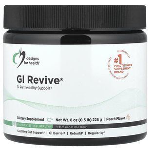 Джі Ай Рев'ю підтримка здоров'я та функції ШКТ Designs for Health (GI Revive) 225 г