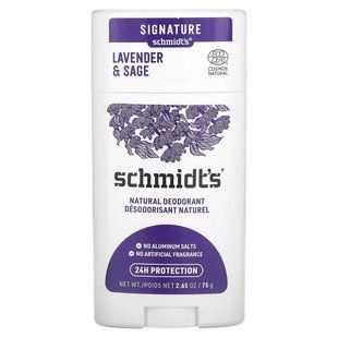 Schmidt's, Natural Deodorant, Lavender & Sage, 2.65 oz (75 g) купить в Киеве и Украине