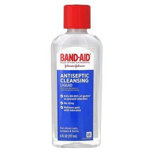 Band Aid, антисептичний очищувальний засіб, 177 мл (6 рідк. унцій)