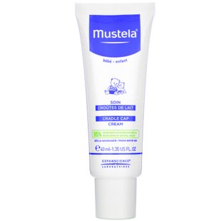 Крем с колыбелью, Cradle Cap Cream, Mustela, 1,35 жидкой унции (40 мл) купить в Киеве и Украине