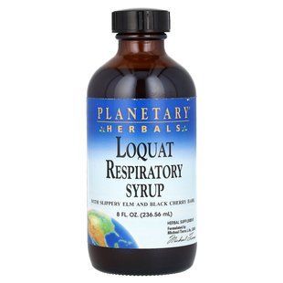 Planetary Herbals, мушмула, респіраторний сироп, 236,56 мл (8 рідк. унцій)