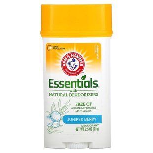 Натуральный дезодорант для мужчин и женщин чистый Arm & Hammer (Essentials with Natural Deodorizers Deodorant Juniper Berry) 71 г купить в Киеве и Украине