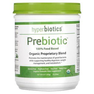 Пребіотик, Органічна запатентована суміш, Hyperbiotics, 13,23 унції (375 г)