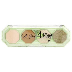 L.A. Girl, 4 Play Eyeshadow Palette, GES233 Cowgirl, 0.11 oz (3.2 g)