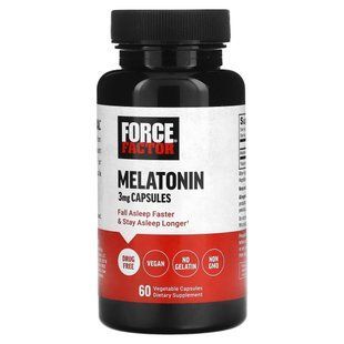 Force Factor, Melatonin , 3 mg, 60 Vegetable Capsules купить в Киеве и Украине