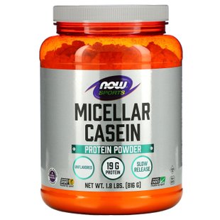 Мицеллярный казеин Now Foods (Micellar Casein Powder) 816 г купить в Киеве и Украине