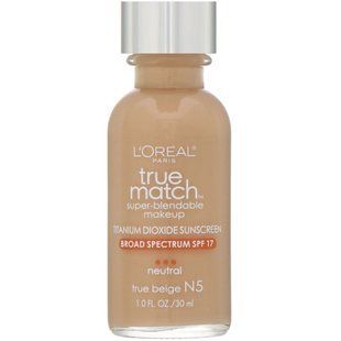 Тональна основа True Match Super-Blendable Makeup, відтінок справжній бежевий N5, L'Oreal, 30 мл